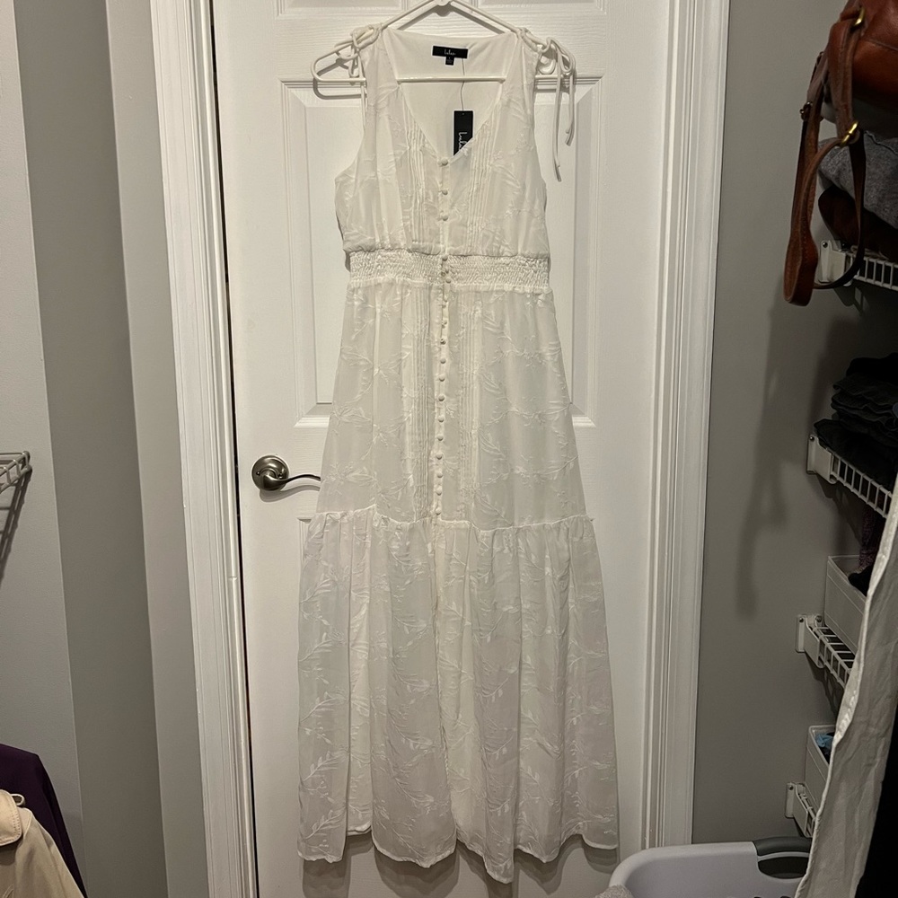 Lulus time well spent white dress